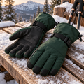 Alpine Forest Ski Gloves — digitally generated product illustration; props not included