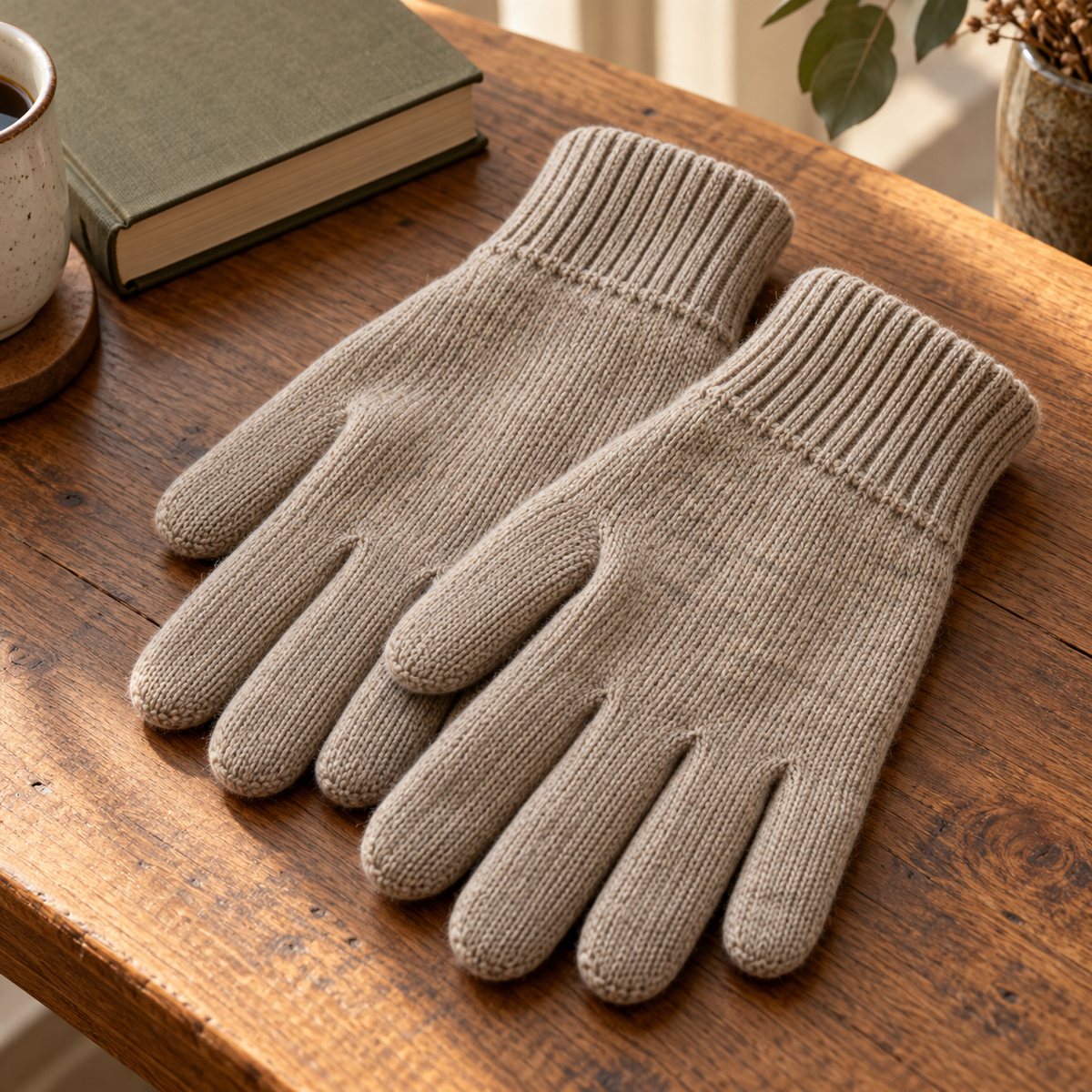 Oat Everyday Knit Gloves — digitally generated product illustration; props not included
